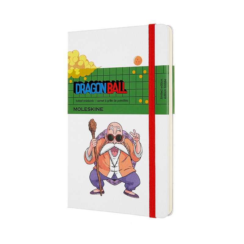 MOLESKINE Dragon Ball Limited Notebook - L-shaped Dotted Line - Turtle Immortal - Notebooks & Journals - Paper Multicolor