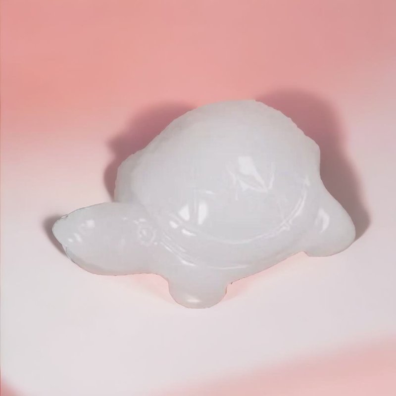 [Auspiciousness and Longevity] White Jadeite Turtle Ornament | Natural Burmese Jadeite A Grade | Gift - ของวางตกแต่ง - หยก ขาว