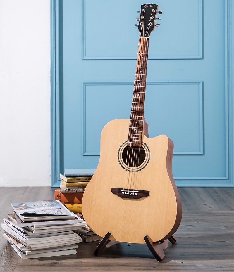 台湾オリジナルギターマンD-11AE41インチスプルース合板Dバレル電動木製ギターピックアップバージョン - ギター・楽器 - 木製 