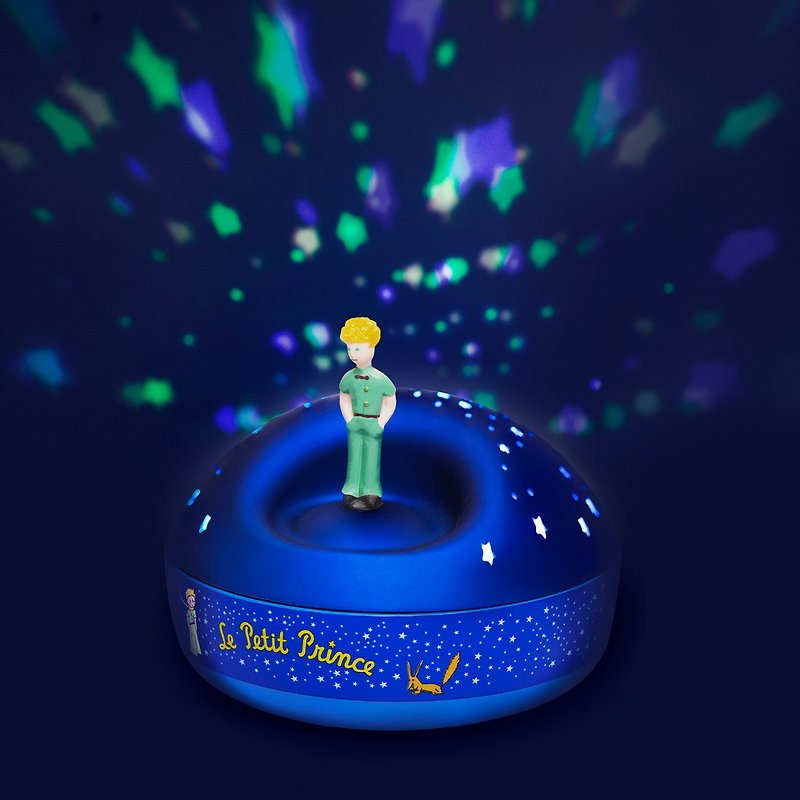 Trousselier - The Little Prince Dancing Figurine 200 Stars Musical Projector - Kids' Toys - Other Materials Blue