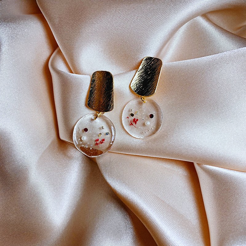 O2: no.17 | Pressed handmade earrings - Earrings & Clip-ons - Plants & Flowers 