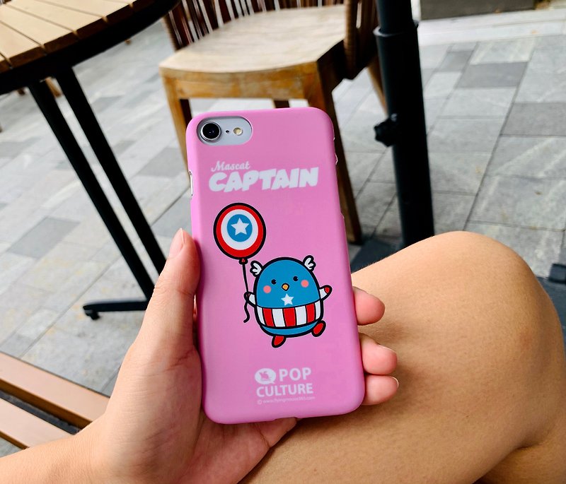 iPhone SE2/7/8 Flying Mouse Captain America Slim Personal Phone Case Phone Case - เคส/ซองมือถือ - พลาสติก สึชมพู