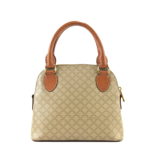 日本直送 名牌中古包 】CELINE セリーヌ マカダム ブラゾン型