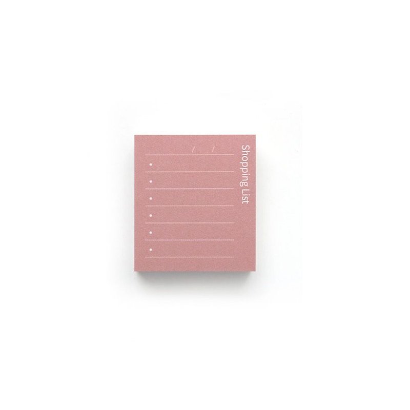 GMZ pastel square crisp index post-it notes -02 purchase list (orange), GMZ07150 - Sticky Notes & Notepads - Paper Pink