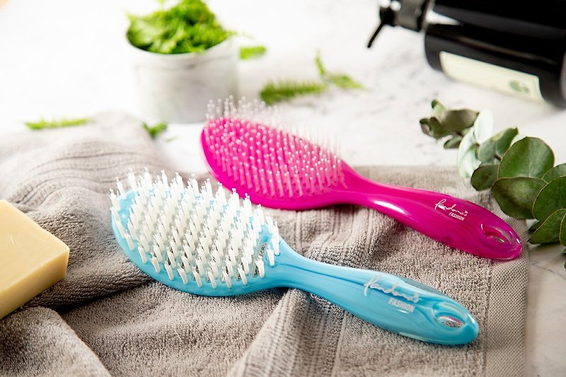 日本專利洗護髮梳 | 潘朵拉的美妝盒 - 化妝掃/鏡子/梳子 - 塑膠 多色