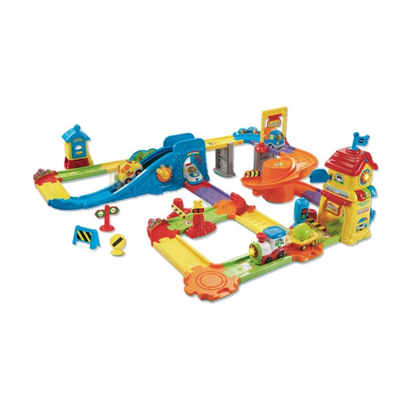 Vtech　嘟嘟車系列-趣味聲光火車組 - 寶寶/兒童玩具/玩偶 - 塑膠 