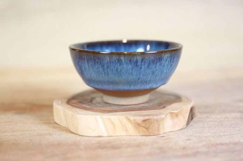 【送禮好物】湛海天目釉 圓滿茶杯 名家葉敏祥作品 - 茶壺/茶杯/茶具 - 陶 