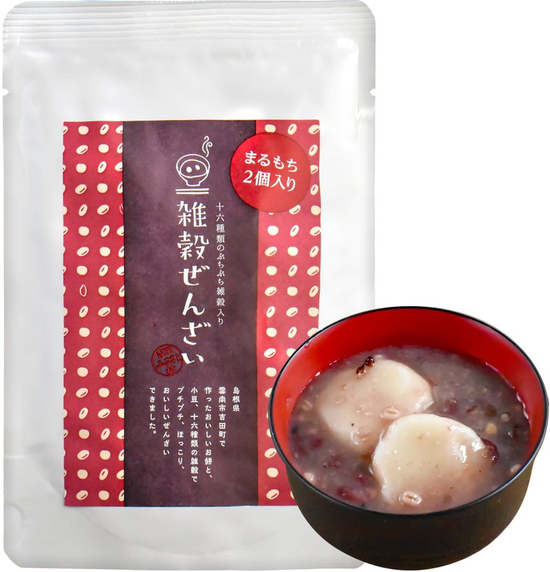 Japanese Millet Zenzai Red Beans Sweet Soup Containg Mochi Rice Cakes150g 2bags - Cake & Desserts - Other Materials Red