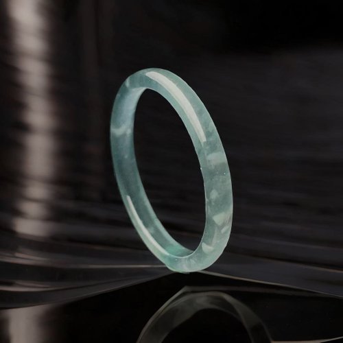 瓔珞珠寶盒 E.L.Jewelry Box 冰藍水翡翠戒指戒圈 | 國際16圍 | 天然翡翠A貨 | 送禮