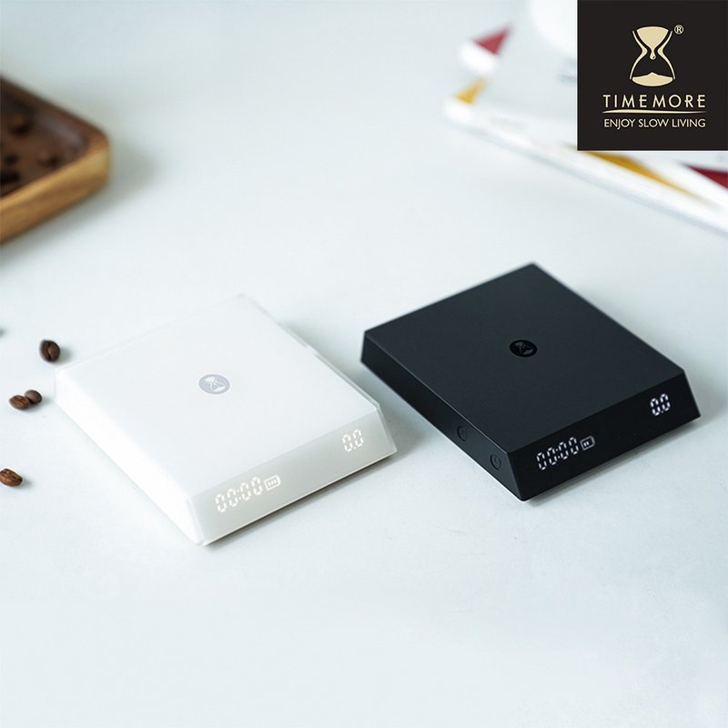 วัสดุอื่นๆ เครื่องทำกาแฟ หลากหลายสี - TIMEMORE Taimo black mirror nano automatic Italian hand-brewed coffee electronic scale electronic scale nano