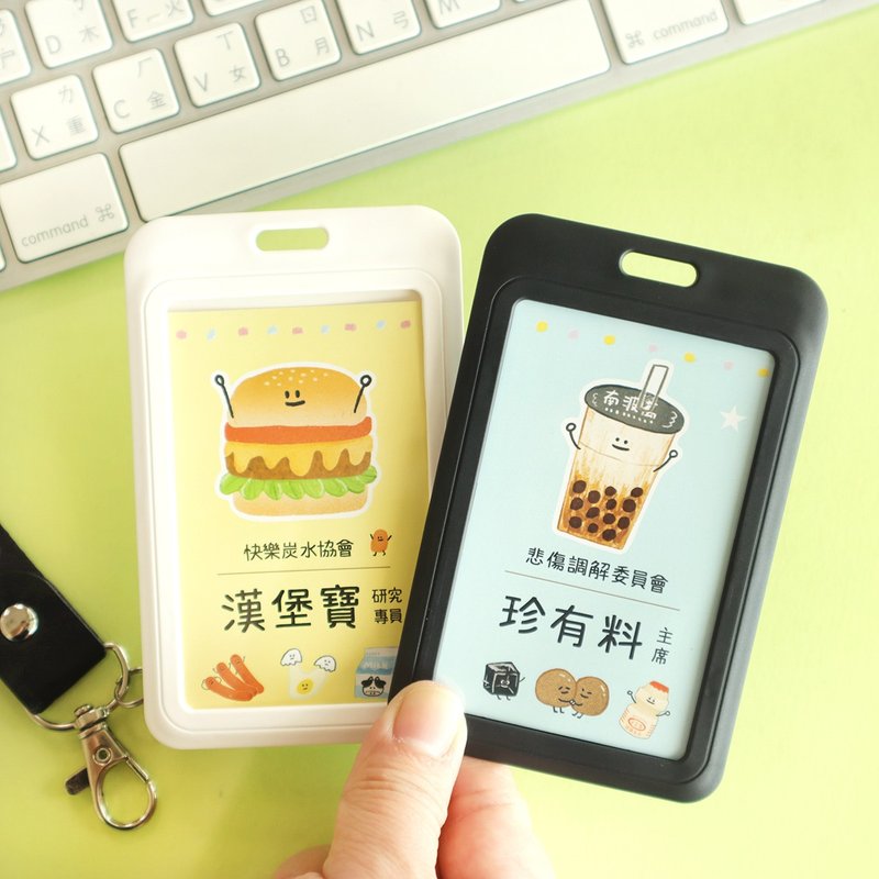 Bits & Bobs / Vertical ID Card Holder (2 Colors) STE-97 Card Holder - ที่ใส่บัตรคล้องคอ - พลาสติก 