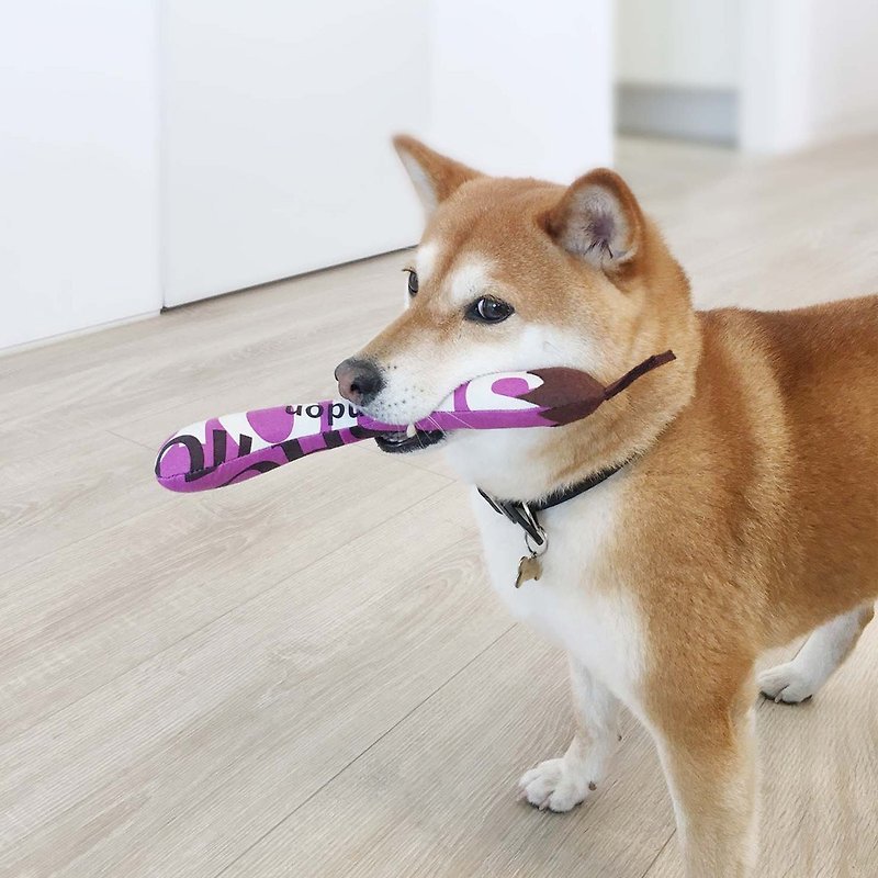 狗玩具- 福系列/茄子(紫1) - 貓/狗玩具 - 棉．麻 紫色