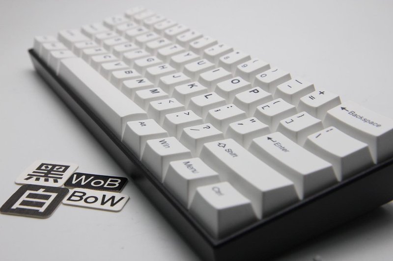 Tai-Hao Doubleshot ABS Cubic Profile Keycap - อุปกรณ์เสริมคอมพิวเตอร์ - พลาสติก ขาว