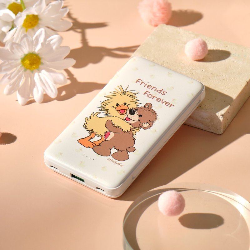 Suzy's Zoo Witzy and Boof Warm Embrace Dual-Cable Fast Charging 10000mAh Power Bank - ที่ชาร์จ - พลาสติก สีใส