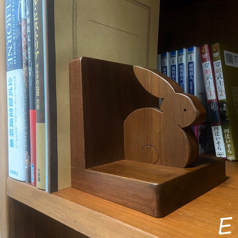 South American Rosewood Handcrafted Sculptural Bookends - 2 Designs Available Individually - แฟ้ม - ไม้ 