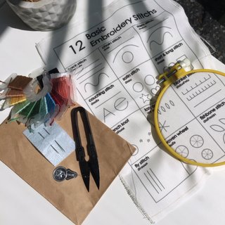 Basic embroidery designs with 14 online embroidery courses (hand Embroidery thread)