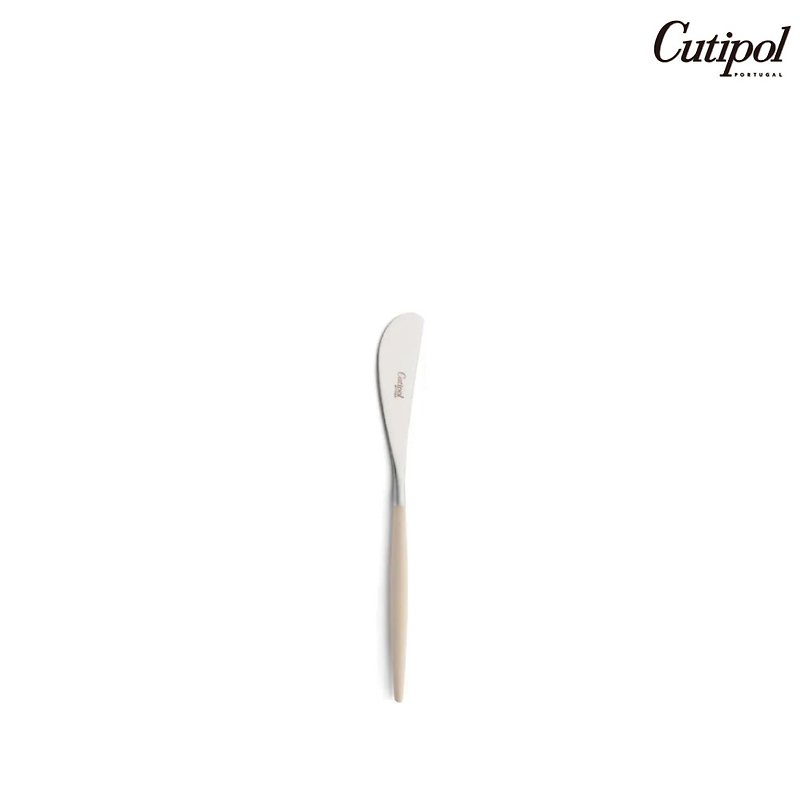 Portuguese Cutipol GOA series milk tea handle 17cm butter knife - Cutlery & Flatware - Stainless Steel Blue