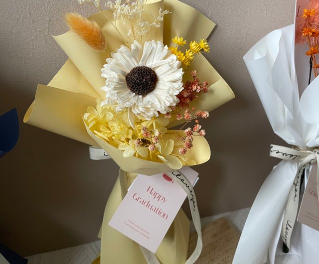 ひまわり11本花束 ドライフラワーブーケ 卒業式ブーケ 父の日