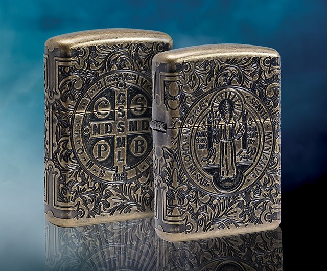 ZIPPO official flagship store] Holy Ben-Constantine (thick version 