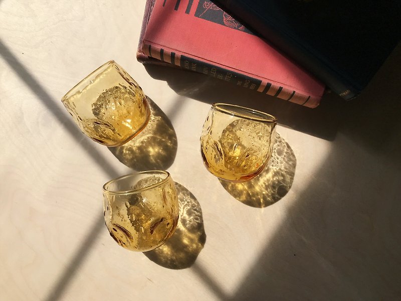 初期のmberカップ - グラス・コップ - ガラス ブラウン
