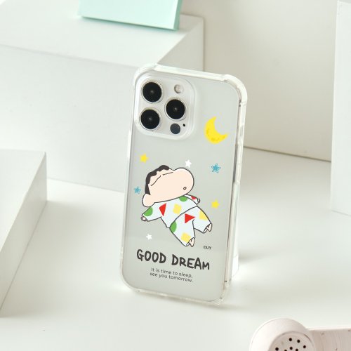 TOYSELECT 蠟筆小新睡衣美夢全氣囊防摔iPhone手機殼