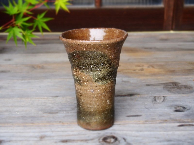 Bismarum drunkard (Large) b1-039 - Cups - Pottery Brown