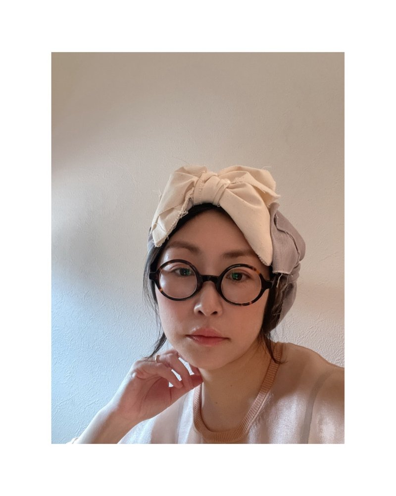 【デニムシリーズ】DenimDenim/Gray - ที่คาดผม - ผ้าฝ้าย/ผ้าลินิน สีเทา