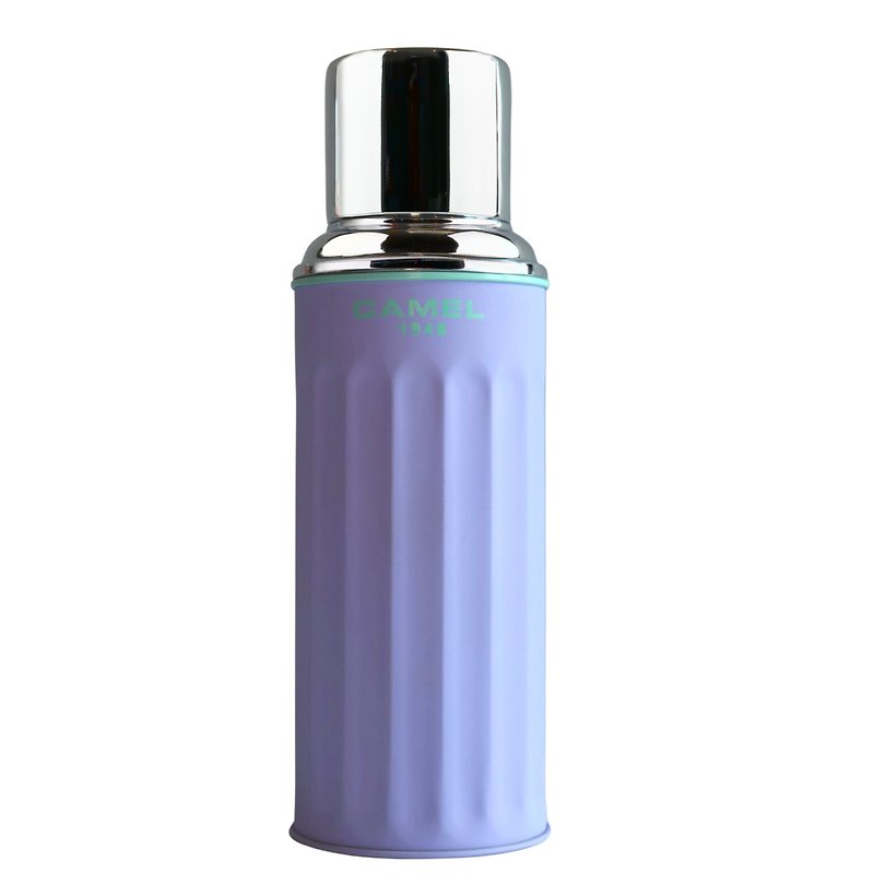 駱駝牌 450ml 玻璃膽真空保溫瓶 防漏蓋 122 系列 | 淺紫 - 保溫瓶/保溫杯 - 其他材質 紫色