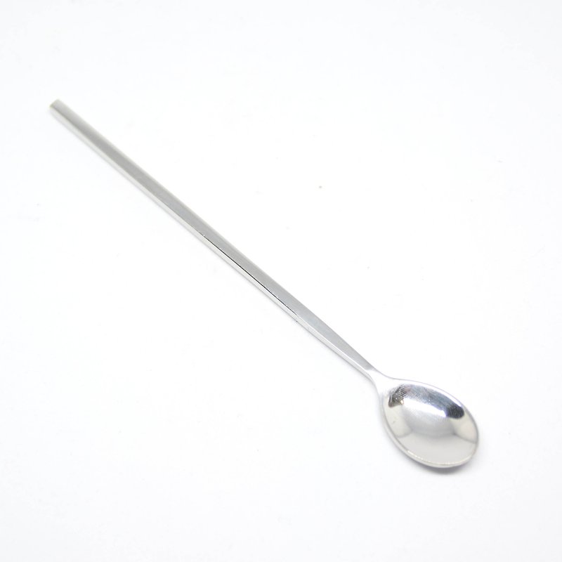 Forging artifact-fine handle mixing spoon-fair trade - Cutlery & Flatware - Stainless Steel Silver