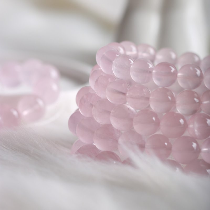 Mozambique pink crystal - สร้อยข้อมือ - คริสตัล สึชมพู