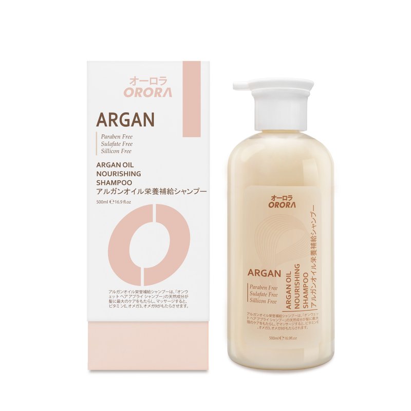 日本Orora天然香系列-摩洛哥堅果油滋養洗髮乳500ml - 洗髮精/餅/皂 - 其他材質 