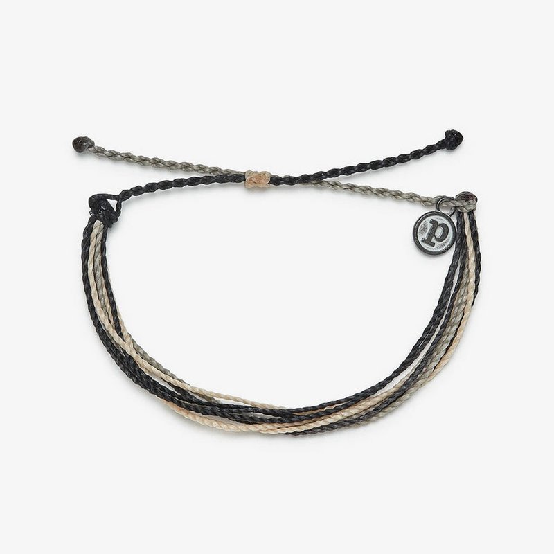 Pura Vida American Handmade Pet Rescue Charity Basic Adjustable Bracelet - สร้อยข้อมือ - ผ้าฝ้าย/ผ้าลินิน สีเขียว