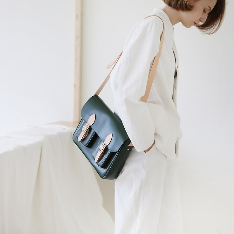 JOYDIVISION new messenger bag shoulder diagonal female bag leather bag - กระเป๋าแมสเซนเจอร์ - หนังแท้ 