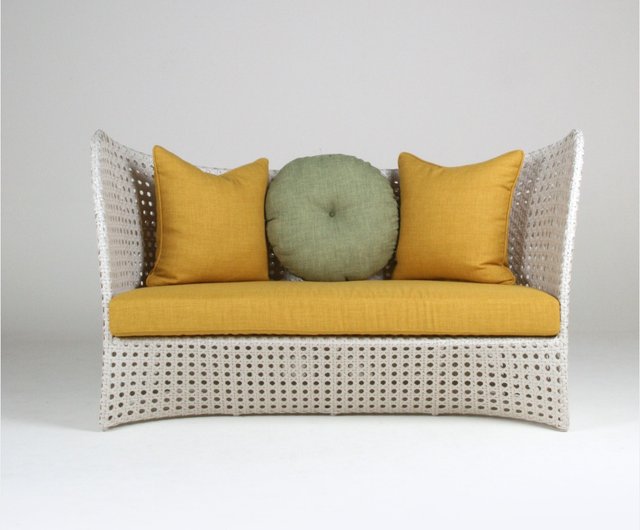 Indoor rattan online sofa