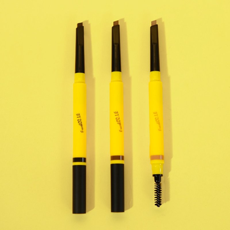 FreshO2 X Le Wild Eyebrow Flow Series (Rough) Eyebrow Pencil - ที่เขียนตา/คิ้ว - พลาสติก สีกากี