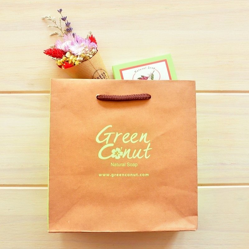 Romantic gift group dry small bouquet experience soap delivery small bag - ช่อดอกไม้แห้ง - พืช/ดอกไม้ 