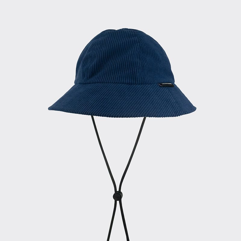 CORDUROY BUCKET HAT - BLUE - Hats & Caps - Polyester Blue