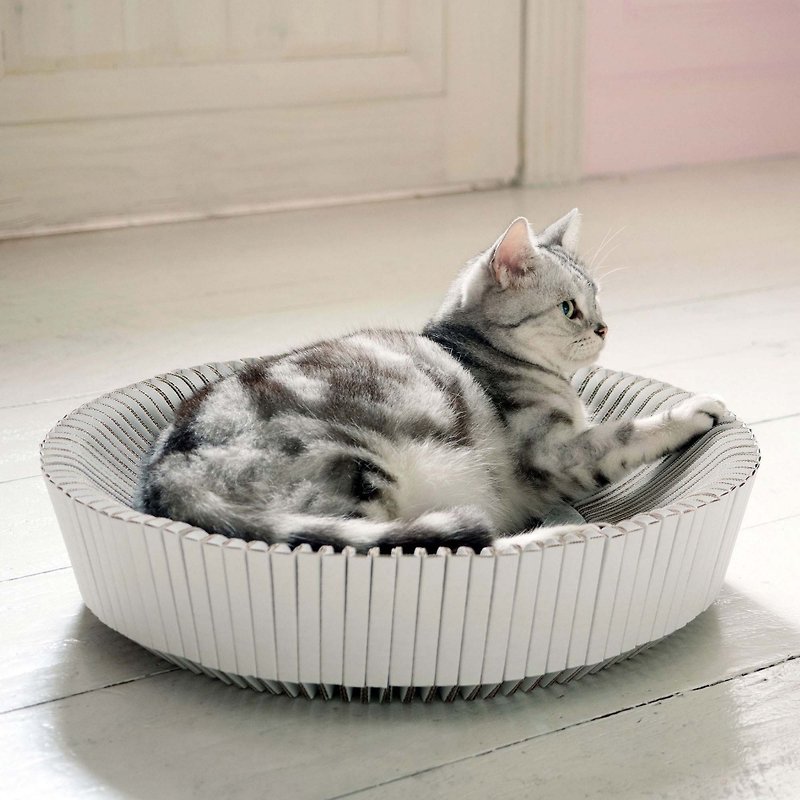 KATRIS Nest 酥弧貓好巢-DIY版-按摩、貓抓、貓窩 多功能貓咪家具 - 貓跳台/貓抓板 - 紙 
