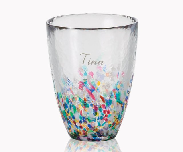 Colorful Handmade Stained Glass Cup