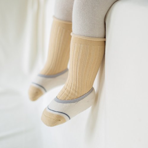 日安朵朵 Happy Prince 韓國製 Greddy嬰兒童高筒襪+踝襪2雙組