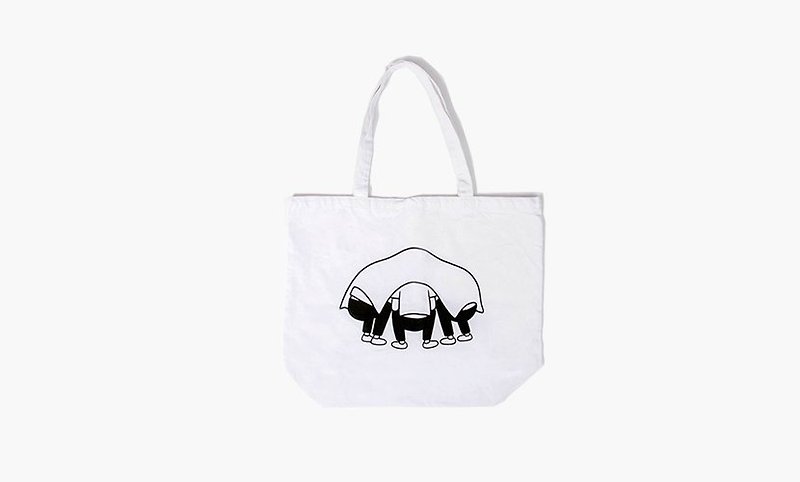 NORITAKE-ALLEY Tote Bag - Messenger Bags & Sling Bags - Cotton & Hemp White