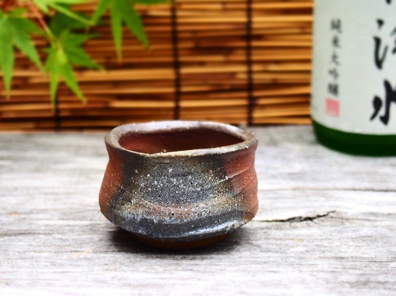 備前焼 ぐい呑み　gi-139 - 花瓶/陶器 - 陶 咖啡色