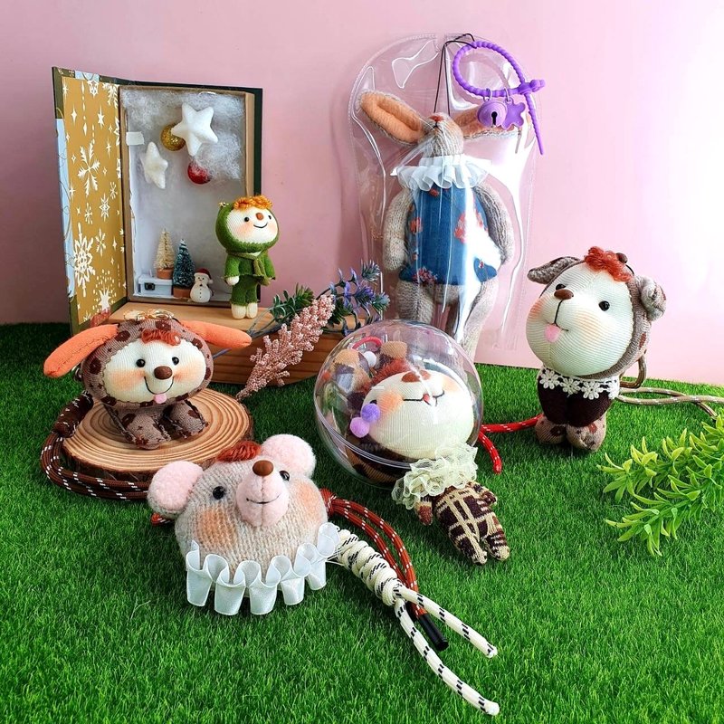 [Lucky Purple Baby] Future Adventure Team (six styles) | Sock Doll Charm Ornaments - ตุ๊กตา - วัสดุอื่นๆ 