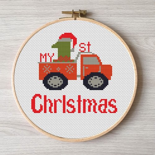 Embroidery Dreams 聖誕老人 刺 Christmas pattern pdf cross stitch DIY Design Christmas digital Small