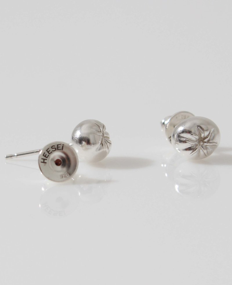 tomato earrings (925silver) - Earrings & Clip-ons - Silver Silver