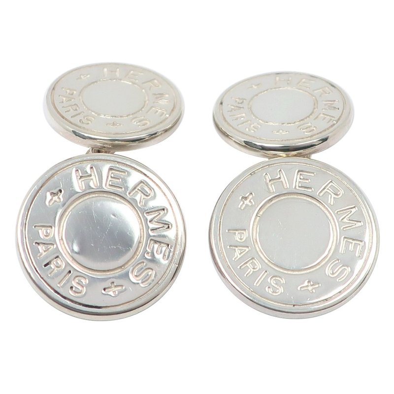 【日本直送】エルメス HERMES セリエ カフス シルバー925 メンズ【中古】 - 袖扣 - 銀 銀色