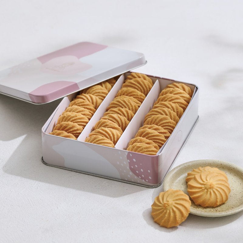 Circle Cookies-Original Caramel Cream Cookies/Gift Box/Souvenir - Snacks - Fresh Ingredients Pink