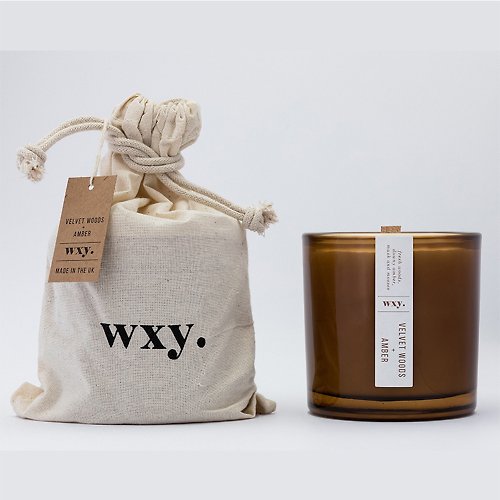 WXY. (台灣總代理) 【英國 wxy】Amber 蠟燭(L)- 絲絨木 & 琥珀 /350g