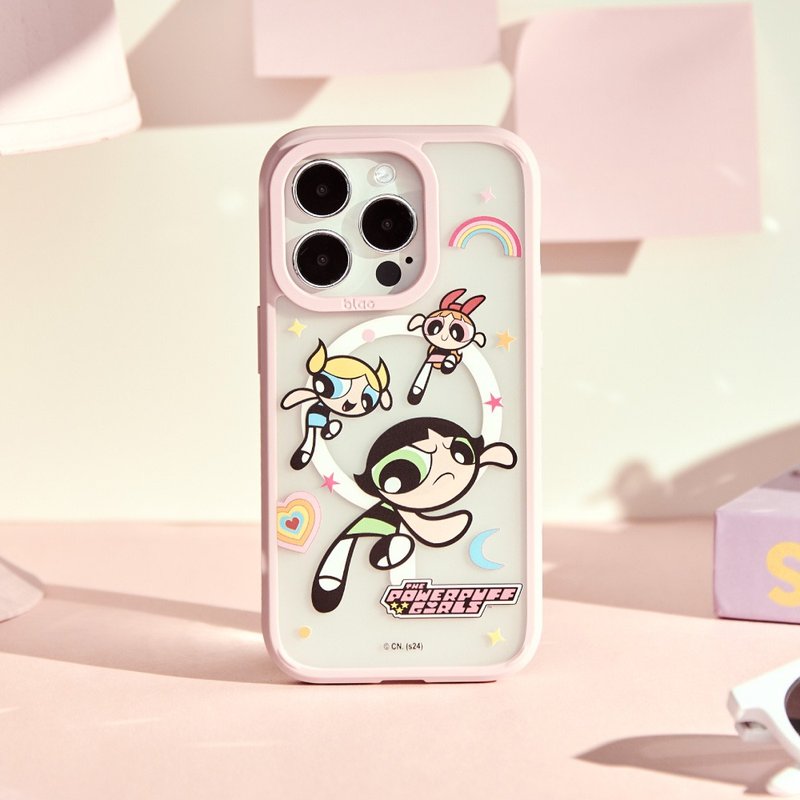 飛天小女警可愛出擊極光霧透MagSafe iPhone手機殼 - 手機殼/手機套 - 塑膠 透明