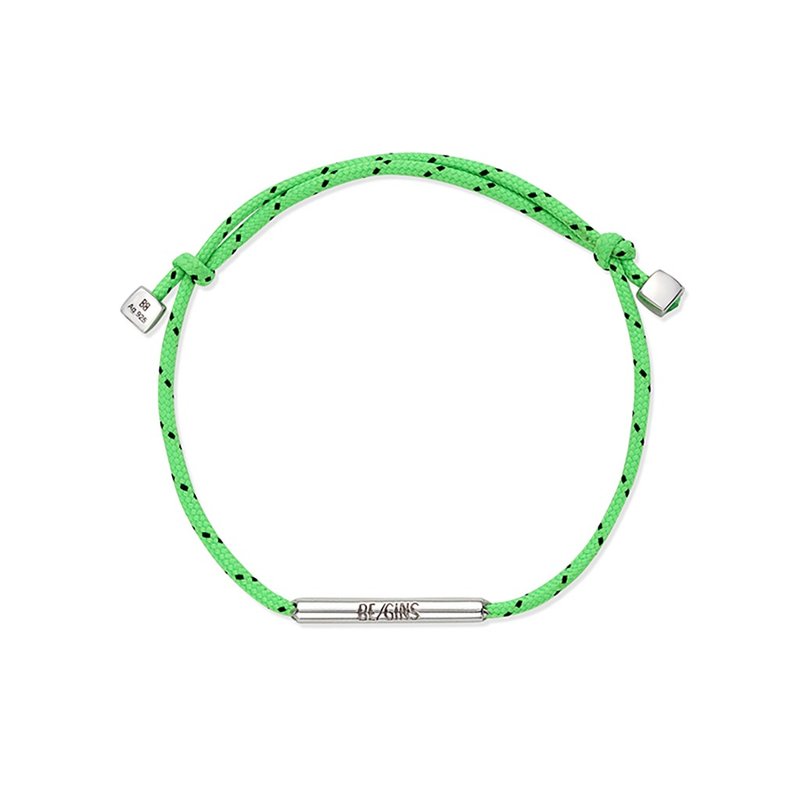 LA LIGNE SINGLE STRING BRACELET APPLE DOT - 手鍊/手環 - 純銀 